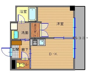 プラスパー築町の物件間取画像